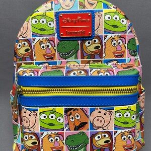 Disney Parks Toy Story Character Backpack - Blue and Green